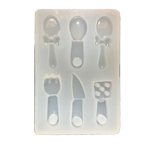 Einfach zu verwendende Silikon-Epoxidharz-Form, Schmuckherstellung, schönes Gabel, Zubehör, Werkzeug für Projekte von XAGMODSHN