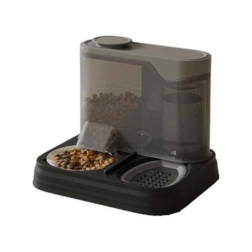 Erhöhtes Katzen- und Hundenapf-Set, auslaufsicher, abnehmbare Metall-Futterschale, platzsparendes Design, Futter- und Wasserspender Erhöhtes Katzen- und Hundenapf-Set, auslaufsicher, abnehmbare Metall-Futterschale, platzsparendes Design, Futter- und Wasserspender von XAGMODSHN