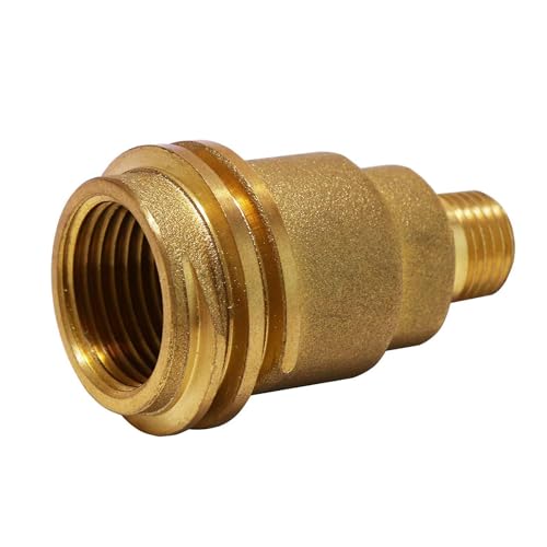 Erosionsbeständiger Messing-Anschlussadapter, schnelle Installation, Tank-Gewinde-Konverter für Kraftstoffsysteme, Upgrades massiver Messingadapter von XAGMODSHN