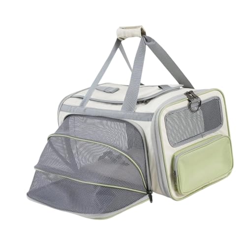 Erweiterbare große Tragetasche für Katzen, Haustiere, Spaziergänge, Outdoor-Reisen, Sightseeing, Reisen, Designs, atmungsaktives Netzgewebe Erweiterbare große Tragetasche für Katzen, Haustiere, Spaziergänge, Outdoor-Reisen, Sightseeing, Reisen, Designs, atmungsaktives Netzgewebe von XAGMODSHN