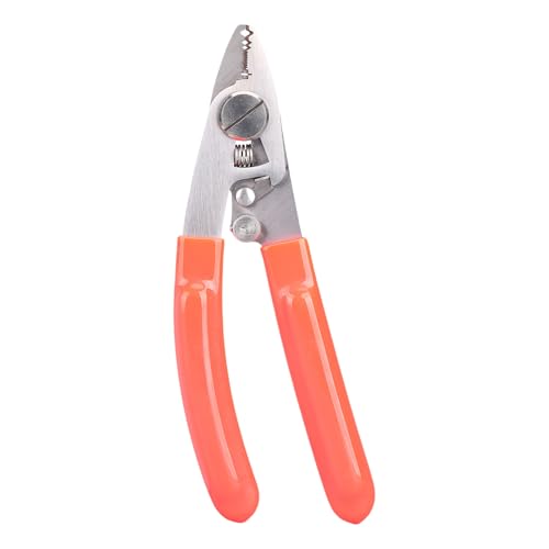 Faseroptik-Abisolierzange mit 4 Anschlüssen, gezackte Kanten, Schneider für Netzwerke, Werkzeuge, verstellbare Faserzange von XAGMODSHN