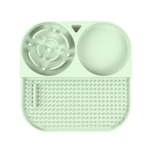 Futternapf für Haustiere, lebensmittelecht, Saugnapf, Behälter für langsames Füttern, rutschfeste Unterseite, verhindert übermäßiges Essen, hält den Bereich sauber, langsames Füttern, für Hunde und Futternapf für Haustiere, lebensmittelecht, Saugnapf, Behälter für langsames Füttern, rutschfeste Unterseite, verhindert übermäßiges Essen, hält den Bereich sauber, langsames Füttern, für Hunde und von XAGMODSHN