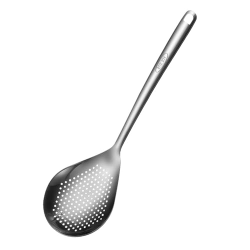 Große Siebe, Löffel, Edelstahl, Skimmer, Löffel, Küche, Kochen, Sieb, Löffel zum Abtropfen von Braten, Küchensieb von XAGMODSHN