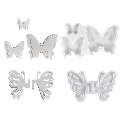 Handgefertigte Silikonform Schmetterlingsform Handwerk Figurenformen Einfacher Demoldungsform Für Gips Und Kerzenkreation Silikonseifeform Schmetterling von XAGMODSHN
