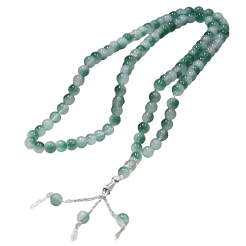 Handgefertigter Seeblauer doppelter Achat, 99 Perlen, reizbeständiges Design für längeren Tragekomfort, türkiser Achat-Imitationsschmuck Handgefertigter Seeblauer doppelter Achat, 99 Perlen, reizbeständiges Design für längeren Tragekomfort, türkiser Achat-Imitationsschmuck von XAGMODSHN