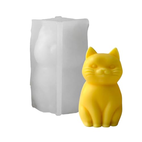 Hohe Katzen Kerzen Silikonform Lebensmittelqualität Materialien Zum Handwerk Dauern 3x Länger Als Kunststoffform Handgefertigte Kerzenform Für Anfänger von XAGMODSHN