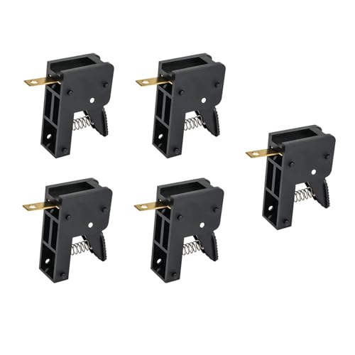 Mehrzweck-Schnellverdrahtungspfosten, LED-Lampen, Federpress-Clips, LED-Lampen, schnelle Verkabelung für elektronische Komponenten, Messing-Clip, 5 Stück von XAGMODSHN