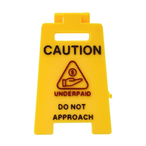 Miniatur-Warnschild für Mitarbeiter, Aufschrift "Do Not Approach", Bürodekoration, Stück, hohe Sichtbarkeit, Arbeitsplatz von XAGMODSHN