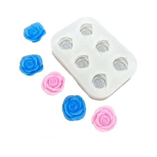 Multi Zweck Silikon Rosenform Für Seifen Kerze Schokolade Machen Hitzebeständige Handwerkswerkzeug Backform Silikon Rosenform Für Handwerker von XAGMODSHN