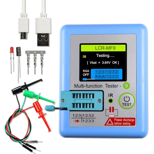 Professioneller Transistor Tester Hohe Präzisionsmesswerkzeug Transistor Testvorrichtung Für Die Cutoff Frequenzanalyse Für Elektronische Ingenieure von XAGMODSHN