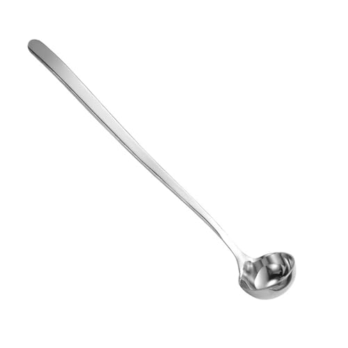 Rührlöffel mit langem Griff, Kaffeelöffel, Dessertlöffel, Edelstahl, Geschirr, leicht zu reinigen, Restaurantbedarf Rührlöffel mit langem Griff, Kaffeelöffel, Dessertlöffel, Edelstahl, Geschirr, leicht zu reinigen, Restaurantbedarf von XAGMODSHN