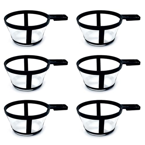 Set Von 6 Wiederverwendbaren Kaffeefiltern Hocheffizienter Nylonkorb Für Kaffeemaschine Perfekt Für Kaffee Enthusiasten von XAGMODSHN