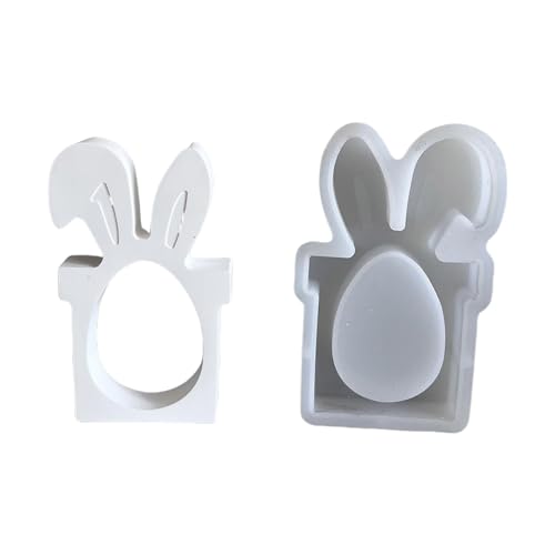 Silikonform mit Hasenohren, Fondant, Gips für handgefertigte Seife, Schokolade, Silikonform von XAGMODSHN