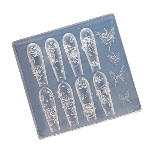 Silikonnägel Verzierung Formen Rosenform Kleine Accessoires Crafting Formen Für Schönheitsbegeisterte Silikonskulpturform Vorhanden von XAGMODSHN