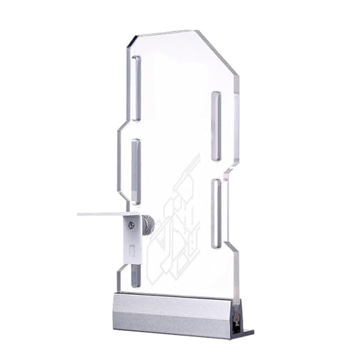 Verstellbare Acryl-Grafikkartenhalterung mit ARGB-Sync-Beleuchtung für Customs PC Builds und Gaming Rigs Acryl ARGB GPU Mount von XAGMODSHN