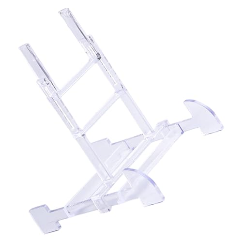 XAGMODSHN 10 Stück Kartenständer Klar Transparent Staffelei für Sportkarten, Postkarten, Handys, Kunstwerke und Bücher XAGMODSHN 10 Stück Kartenständer Klar Transparent Staffelei für Sportkarten, Postkarten, Handys, Kunstwerke und Bücher von XAGMODSHN