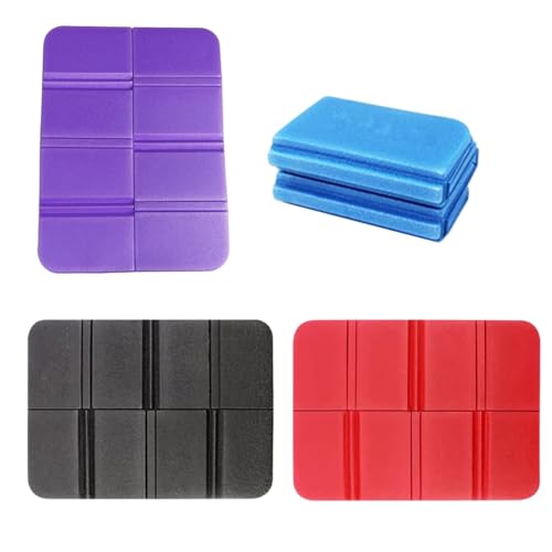 XAGMODSHN 4 Stück Faltbare Outdoor Sitzkissen Pad Set Wasserdicht Thermo Sitzunterlage Camping Picknick Sitzmatratze XAGMODSHN 4 Stück Faltbare Outdoor Sitzkissen Pad Set Wasserdicht Thermo Sitzunterlage Camping Picknick Sitzmatratze von XAGMODSHN