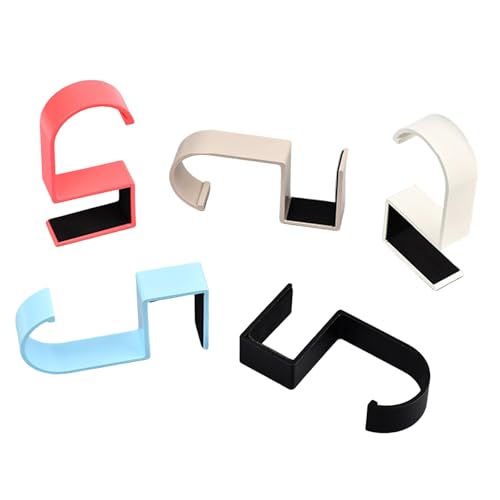 XAGMODSHN 5-fach Schwere Beutelhaken Mit Wandhaken Montierte Schule Stahl Stahl Einfacher Zwei Ton Schwarz/Weiß Easy Installation Wandhaken von XAGMODSHN