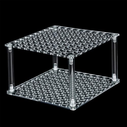 XAGMODSHN Acryl-Pinsel-Organizer mit 96 Löchern, Mehrzweck-Stifthalter für Marker, Bleistifte, Aufbewahrung, Schreibtischständer mit stabiler Basis von XAGMODSHN