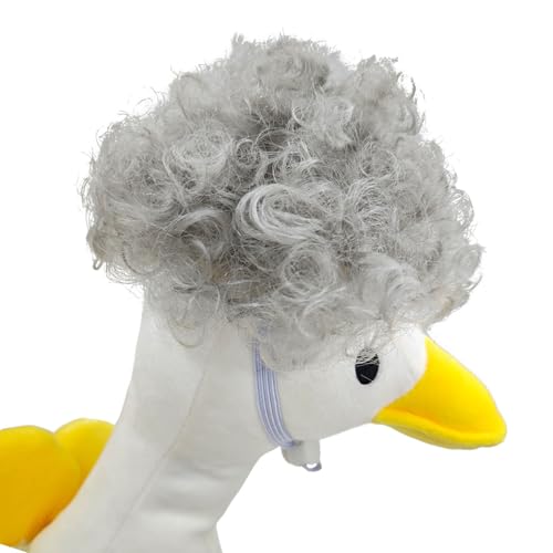 XAGMODSHN Afros Haustier-Perücke, Gänse-Haarteil, Haar-Accessoire, ideal für kreative Besitzer, Themen-Events, Fotografie, Anlass, Kopfbedeckung, Faserkopfschmuck XAGMODSHN Afros Haustier-Perücke, Gänse-Haarteil, Haar-Accessoire, ideal für kreative Besitzer, Themen-Events, Fotografie, Anlass, Kopfbedeckung, Faserkopfschmuck von XAGMODSHN