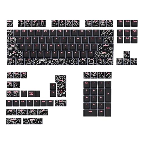 XAGMODSHN Double Shot PBT Backlit Keycap 135Keys Altitude Line Dye Sublimation Keycaps for Game Mechanical Keyboard Switches XAGMODSHN Double Shot PBT Backlit Keycap 135Keys Altitude Line Dye Sublimation Keycaps for Game Mechanical Keyboard Switches von XAGMODSHN