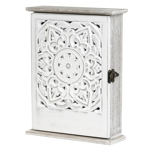 XAGMODSHN Mehrzweck-Wandhalterung, 6 stabile Haken, Sicherheitsschrank für Zuhause, Büro, Organisation, Diebstahlschutz, Holzschrank von XAGMODSHN