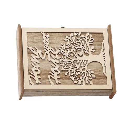 XAGMODSHN Mehrzweck-Wandhalterung, 6 stabile Haken, Sicherheitsschrank für Zuhause, Büro, Organisation, Diebstahlschutz, Holzschrank von XAGMODSHN