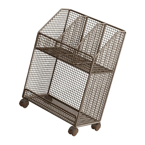 XAGMODSHN Mobile Aufbewahrungsbox mit Rollen für einfaches Bewegen und mehrlagigem Design für maximalen Platz im Schlafzimmer oder Wohnzimmer von XAGMODSHN
