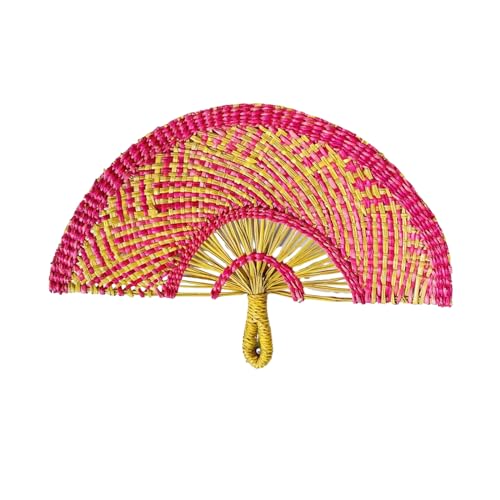 XAGMODSHN Natürlicher, handgewebter Strohventilator zum Kühlen der Wand und zum Verschenken von Hamdmade Natural XAGMODSHN Natürlicher, handgewebter Strohventilator zum Kühlen der Wand und zum Verschenken von Hamdmade Natural von XAGMODSHN