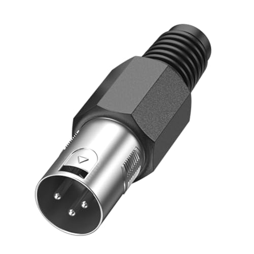 XAGMODSHN Professioneller 3-poliger Stecker und Buchse, Auditorie-Stecker für Mikrofone und Line-Adapter XAGMODSHN Professioneller 3-poliger Stecker und Buchse, Auditorie-Stecker für Mikrofone und Line-Adapter von XAGMODSHN