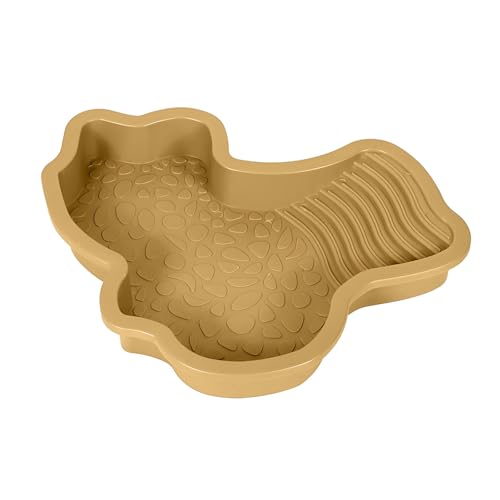 XAGMODSHN Reptilien-Tier-Futterplatte ABS-Konstruktion flache Wasserschale für Schildkröten Eidechsen Reptilien Wasserschale XAGMODSHN Reptilien-Tier-Futterplatte ABS-Konstruktion flache Wasserschale für Schildkröten Eidechsen Reptilien Wasserschale von XAGMODSHN