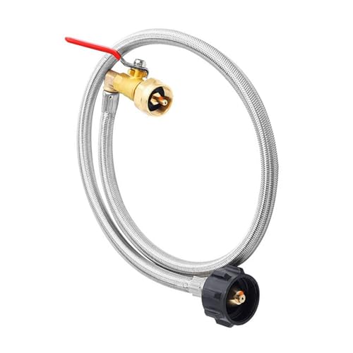 XAGMODSHN Robuster Camping-Adapter-Anschluss für Propangas-Ofenverlängerung und Zubehör, Messing-Propan-Schlauchverbinder XAGMODSHN Robuster Camping-Adapter-Anschluss für Propangas-Ofenverlängerung und Zubehör, Messing-Propan-Schlauchverbinder von XAGMODSHN