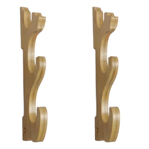 XAGMODSHN Schwerterständer aus Holz, zur Wandmontage, Rapier-Organizer, Flötenständer für Sammler und Heimdekoration-Enthusiasten von XAGMODSHN