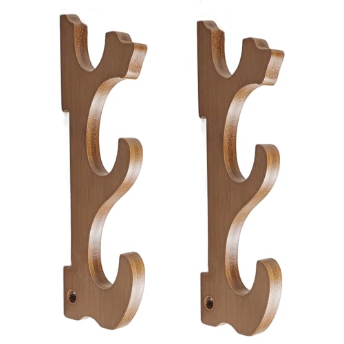 XAGMODSHN Schwerterständer aus Holz, zur Wandmontage, Rapier-Organizer, Flötenständer für Sammler und Heimdekoration-Enthusiasten von XAGMODSHN