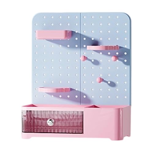 XAGMODSHN Stabiles ABS-Figuren-Regal, Stecktafel-Design, leichtgängige Schubladen, Schreibtisch-Aufbewahrungslösung, geräuschdicht, Schubladenmechanismus-Organizer von XAGMODSHN