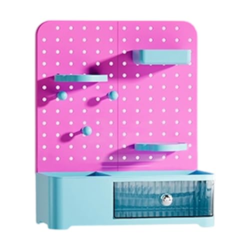 XAGMODSHN Stabiles ABS-Figuren-Regal, Stecktafel-Design, leichtgängige Schubladen, Schreibtisch-Aufbewahrungslösung, geräuschdicht, Schubladenmechanismus-Organizer von XAGMODSHN