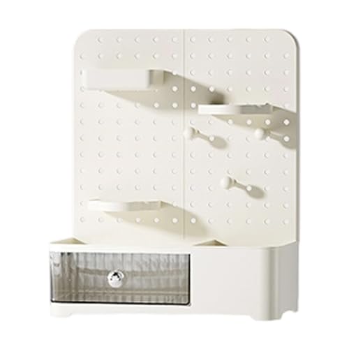 XAGMODSHN Stabiles ABS-Figuren-Regal, Stecktafel-Design, leichtgängige Schubladen, Schreibtisch-Aufbewahrungslösung, geräuschdicht, Schubladenmechanismus-Organizer von XAGMODSHN