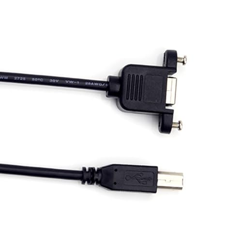 XAGMODSHN USB 2.0 Typ B Drucker Scanner Festplatten Verlängerungskabel Männlich Weibliche USB Druckerkabel Sichere Ohren Für Home Office Fast Speed Daten Mit Ohrdesign von XAGMODSHN