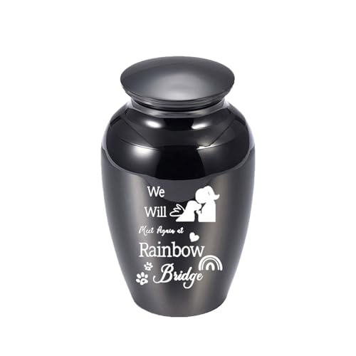 XAGMODSHN Urne für Katzen, Asche, Haustierurne mit Gedenkwort, Aluminium-Legierung, Souvenir, Urne für Haustiere, Hunde, Gedenkgeschenk, Zubehör für Hunde für Katzen XAGMODSHN Urne für Katzen, Asche, Haustierurne mit Gedenkwort, Aluminium-Legierung, Souvenir, Urne für Haustiere, Hunde, Gedenkgeschenk, Zubehör für Hunde für Katzen von XAGMODSHN