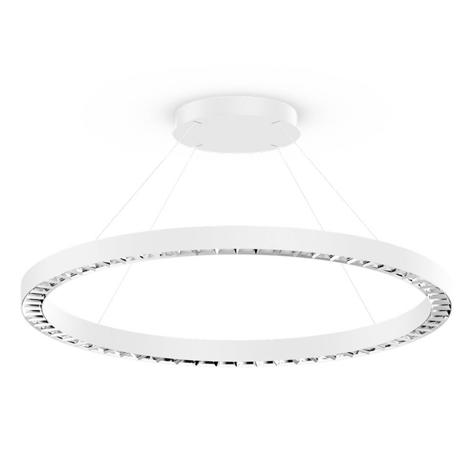 XAL Beto LED-Hängeleuchte Ø80cm DALI down 830 weiß von XAL