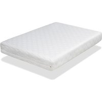 Matratze 100X210 spring firm- H4 -Hohe 22 cm - Abnehmbarer Bezug - Viscoelastisch -Schaumstoff Hoher Dichte - von XALUCA