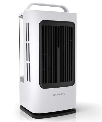 XAMATTS Klimaanlage Mobil, 3-in-1 Mobile Klimaanlage, Ventilator mit Wasserkühlung 1700ml Wassertank, Air Conditioner mit 3 Windgeschwindigkeiten, 0-7H Timer Cooler für Indoors XAMATTS Klimaanlage Mobil, 3-in-1 Mobile Klimaanlage, Ventilator mit Wasserkühlung 1700ml Wassertank, Air Conditioner mit 3 Windgeschwindigkeiten, 0-7H Timer Cooler für Indoors von XAMATTS