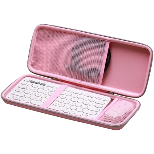 XANAD Hardcase für Logitech Pebble 2 Combo/Keys 2 K380s / K380 Tastatur + Logitech Pebble Mouse (Rosa) von XANAD