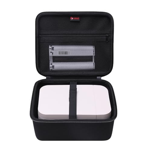 XANAD Hartschalenkoffer für Liene M100 4 x 6 / HPRT Fotodrucker 4 x 6 Sofortbilddrucker (schwarz), Innen: 21,1 x 17,5 x 6,1 cm von XANAD