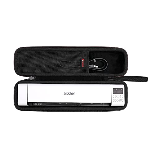 XANAD Schwarze Tasche für Brother DS-640 oder DS-740D oder DS-940DW oder DS-720D oder Doxie Go SE Wireless Document Photo Scanner XANAD Schwarze Tasche für Brother DS-640 oder DS-740D oder DS-940DW oder DS-720D oder Doxie Go SE Wireless Document Photo Scanner von XANAD