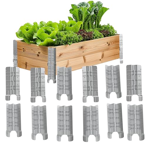 XANADU 20,3 cm Palettenhalsscharniere – 12 Stück, 3 Schichten, verzinkter Stahl, Industrie-Stil, perfekt für maßgeschneiderte Hochbeete, Haustiergehege und Aufbewahrungslösungen für Zuhause von XANADU