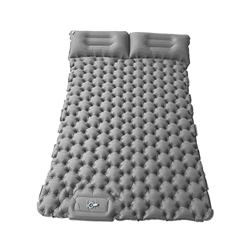 XANAYXWJ "Doppel-Isomatten-Set mit aufblasbarem Kissen - Leichte und wasserdichte Isomatte für Outdoor-Aktivitäten wie Camping und Angeln von XANAYXWJ