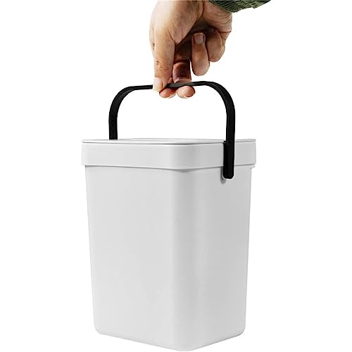 XANAYXWJ Küchen-Kompostbehälter, hängender Mülleimer mit Deckel für Küchenschranktür oder unter der Spüle, an der Wand montierter, Faltbarer Abfallbehälter für Schrank, Badezimmer, Auto, Camping, von XANAYXWJ