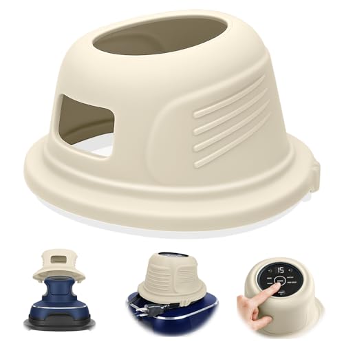 XANGNIER 2-in-1 Silikon-Geräte-Kabel-Organizer für Ninja Crispi Air Fryer Fn101, Schutzhülle für Ninja Crispi Zubehör, Kabelwickler, hält die Küche ordentlich und sicher (cremefarben) von XANGNIER