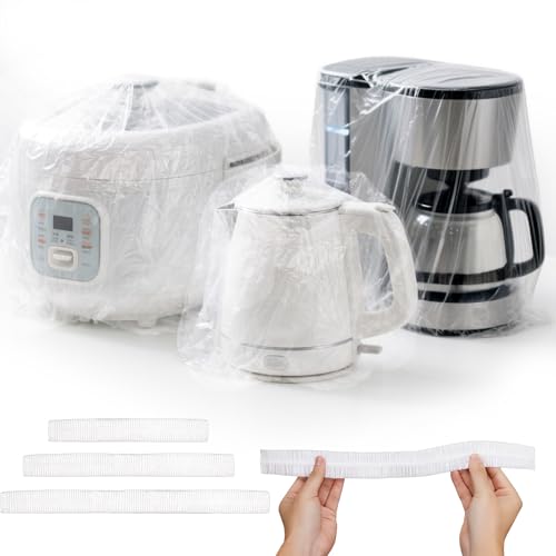 XANGNIER 60 Stück Abdeckungen für Küchengeräte, staubdicht mit elastischen, transparenten Einwegabdeckungen für kleine Geräte, Staubschutz für Luftfritteuse, Mixer, Kaffeemaschine, Schnellkochtopf XANGNIER 60 Stück Abdeckungen für Küchengeräte, staubdicht mit elastischen, transparenten Einwegabdeckungen für kleine Geräte, Staubschutz für Luftfritteuse, Mixer, Kaffeemaschine, Schnellkochtopf von XANGNIER